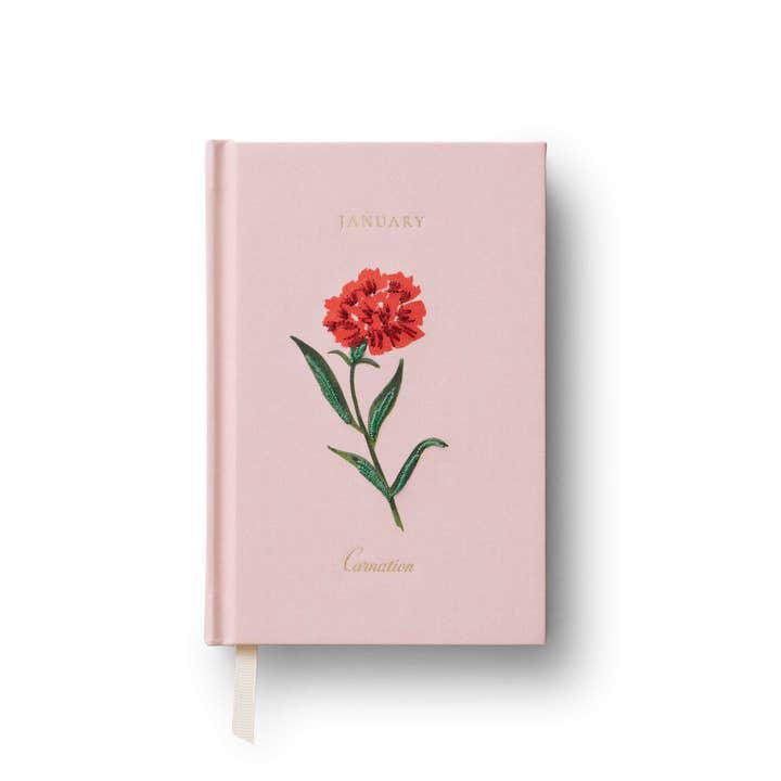 Birth Month Mini Embroidered Journal